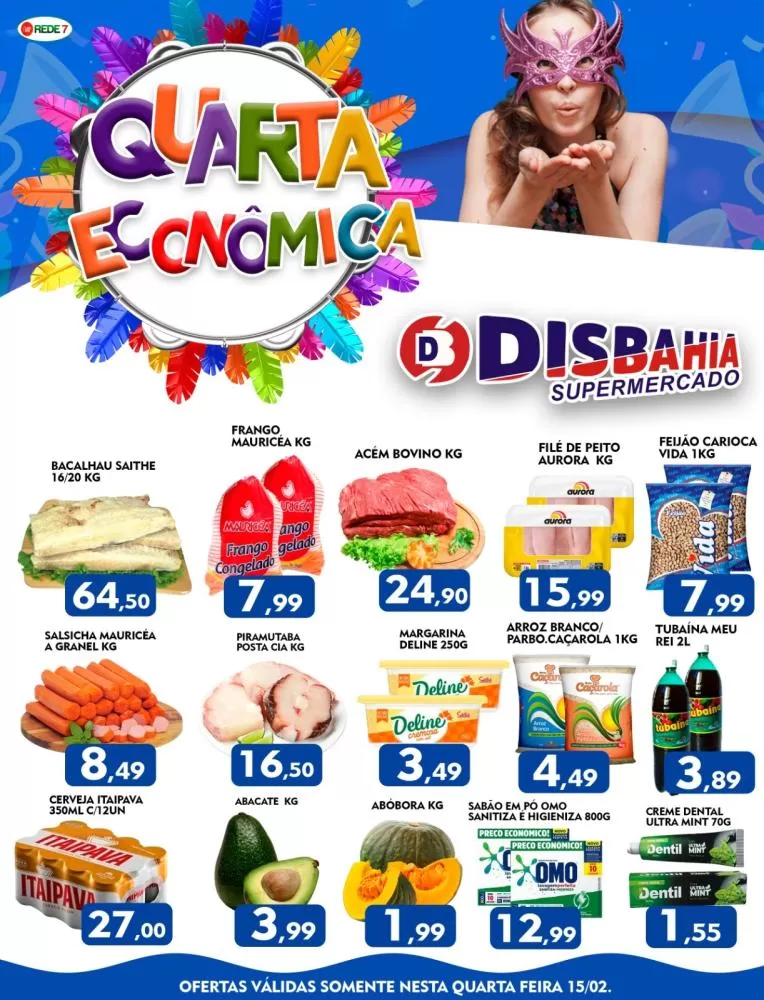 Confira as ofertas da Quarta Econômica do Disbahia Supermercado
