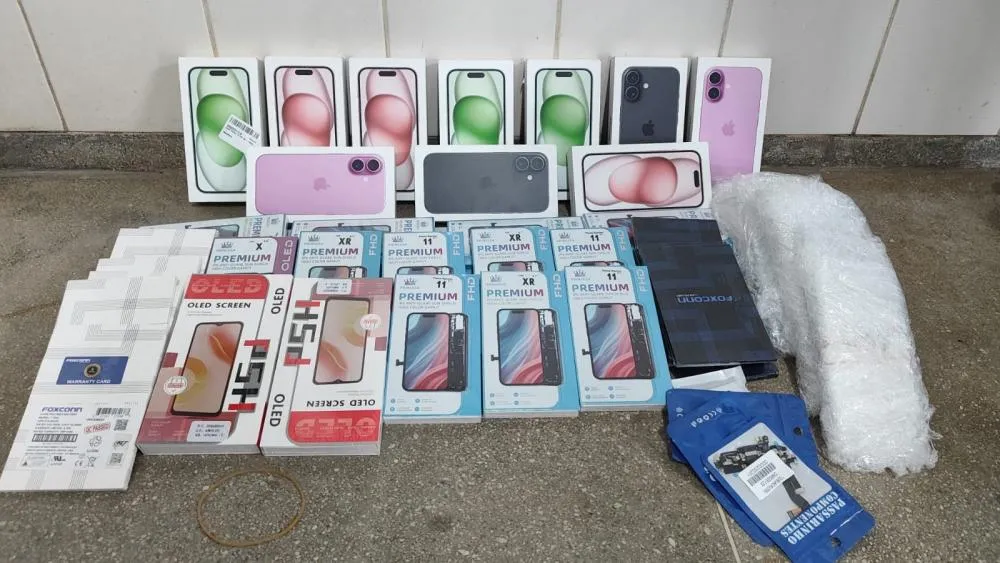 Polícia Rodoviária Estadual apreende celulares e acessórios sem nota fiscal durante abordagem em Guanambi