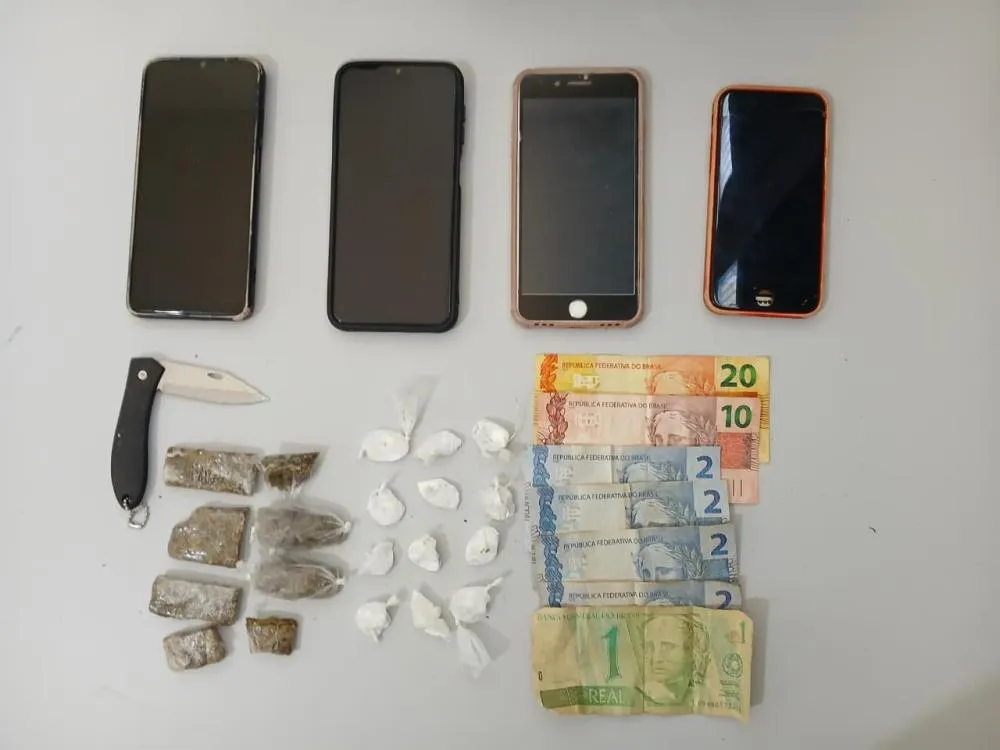 Polícia Militar prende suspeito por tráfico de drogas no centro de Livramento de Nossa Senhora