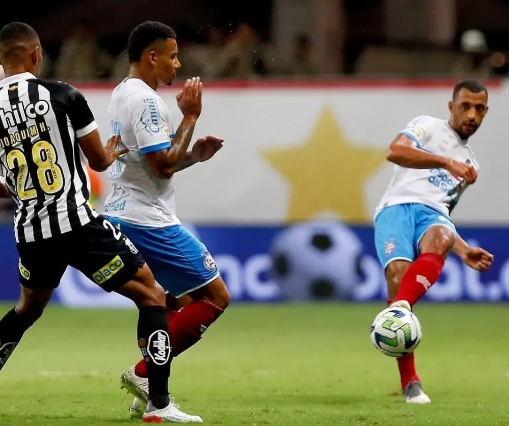Bahia sofre revés para o Santos na Arena Fonte Nova