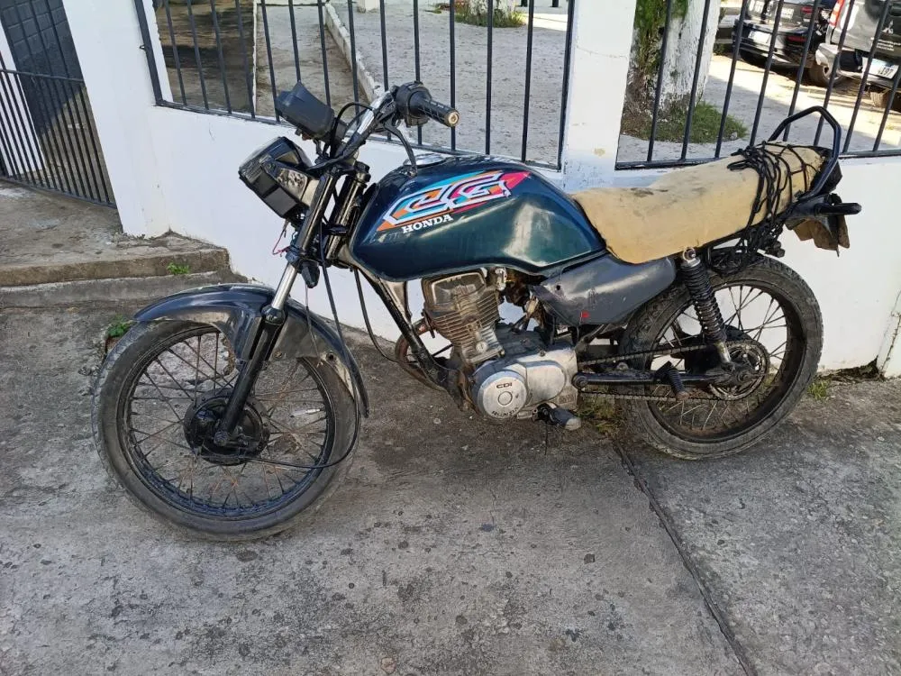 CIPRv/Brumado apreende motocicleta com adulteração em Tanhaçu