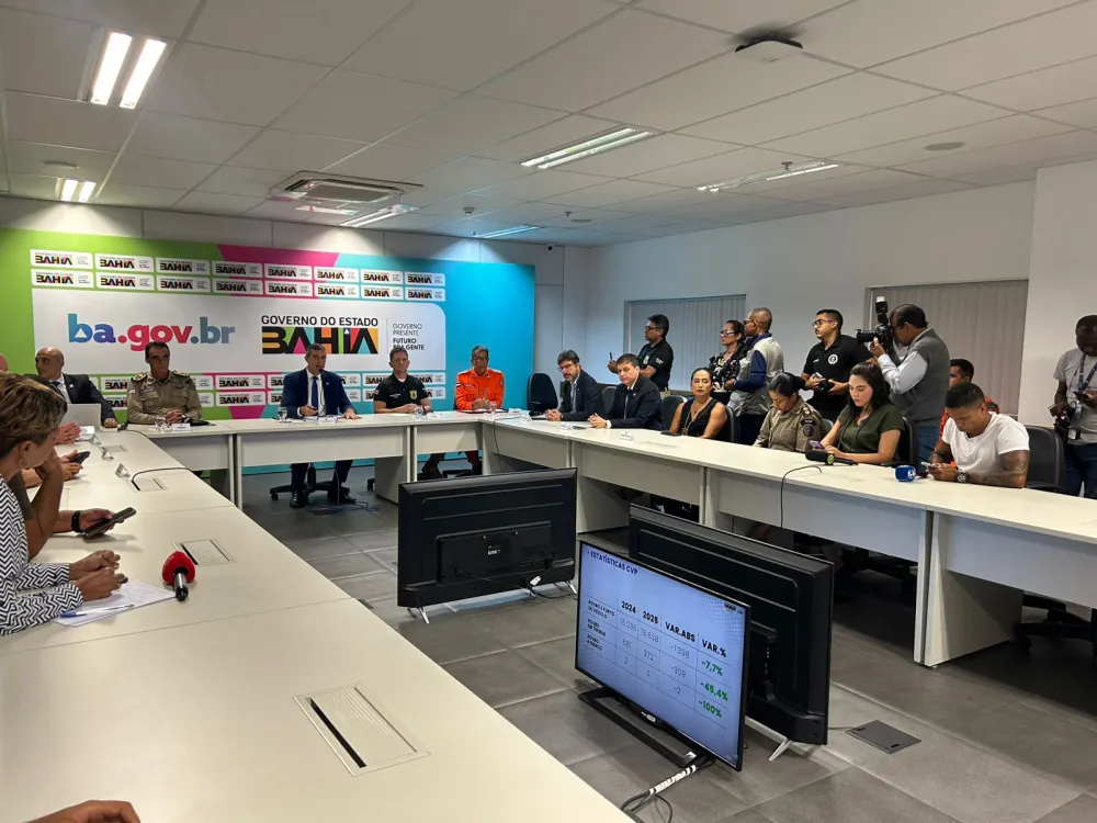 Com o melhor resultado dos últimos 19 anos, a Bahia tem redução de 13,1% no número de mortes violentas em 2025