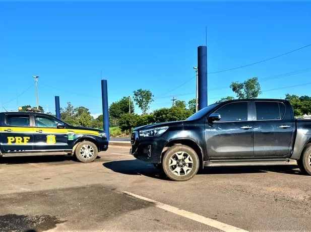 Filho compra Hilux por R$ 280 mil do pai e acaba detido por receptação em Barreiras (BA)