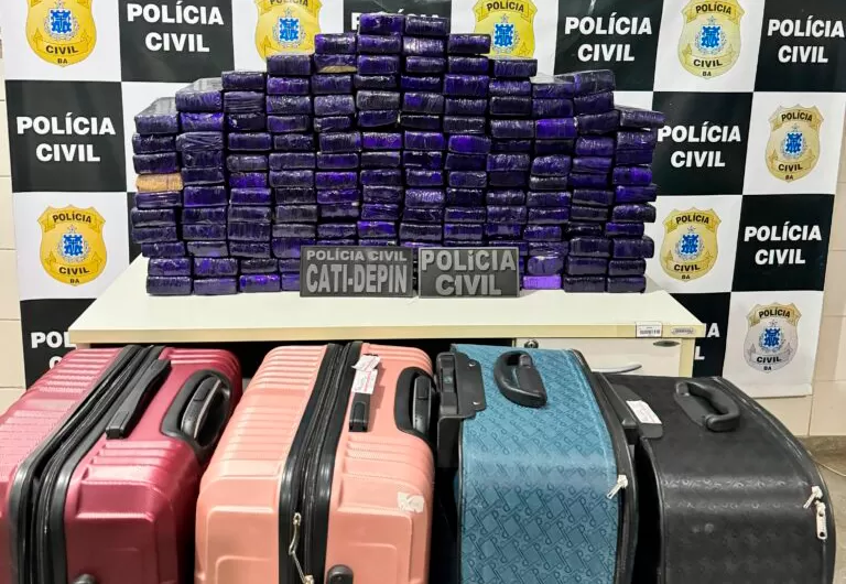 Cem quilos de maconha são apreendidos em Guanambi pela Polícia Civil