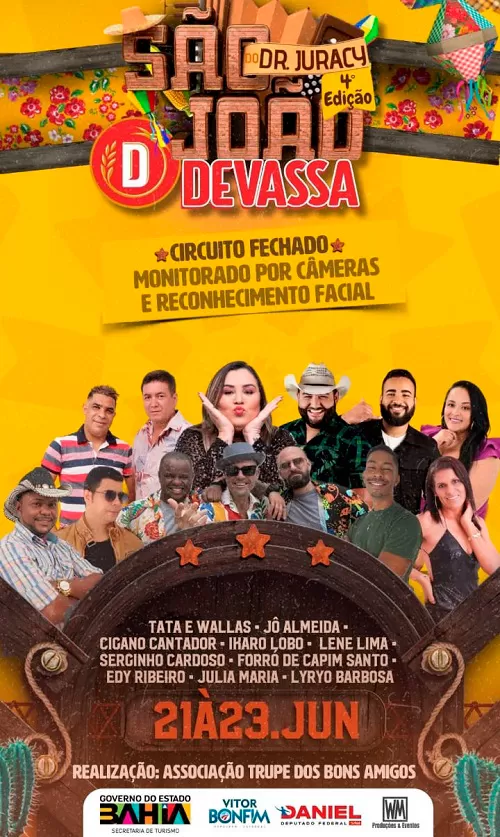 São João de Brumado 2024: Festa no Bairro Dr. Juracy promete animação e segurança