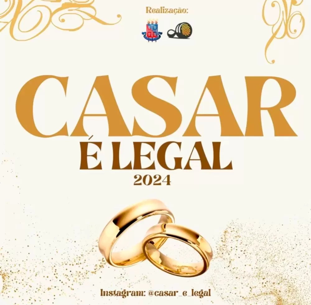 Brumado: Estão abertas as inscrições para a segunda edição do casamento coletivo gratuito do projeto 'Casar é Legal'