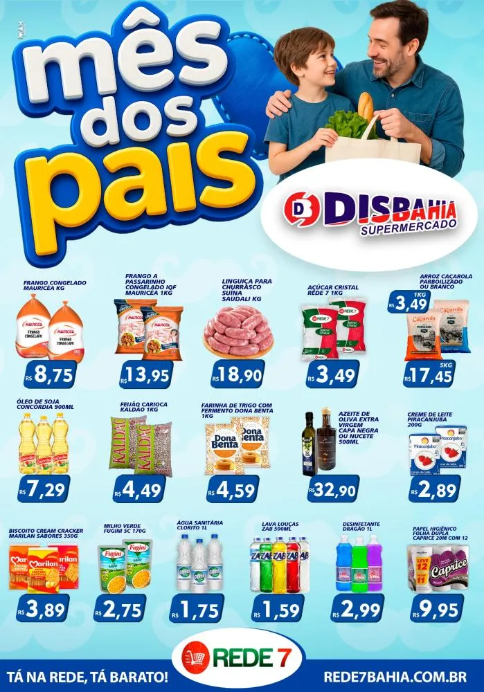Ofertas do Mês dos Pais - Disbahia Supermercado