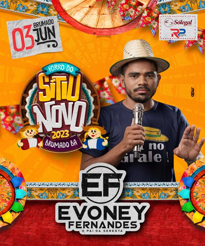 Evoney Fernandes se junta a Mastruz com Leite, Dorgival Dantas e Edigar Mão Branca no Forró do Sítio Novo 2023