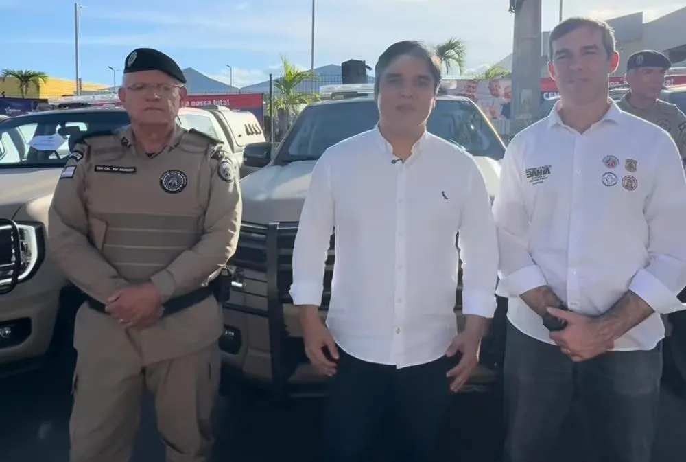 Com apoio do governo estadual, Vitor Bonfim entrega equipamentos para fortalecer segurança em Brumado