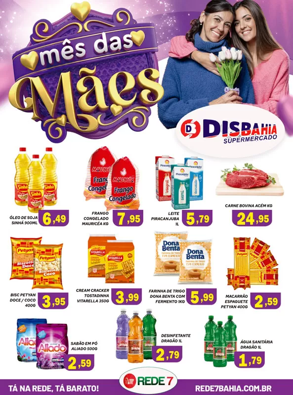 Ofertas de Páscoa do Disbahia Supermercado