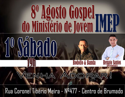 Brumado: acontece neste sábado (05) o 8º Agosto Gospel 