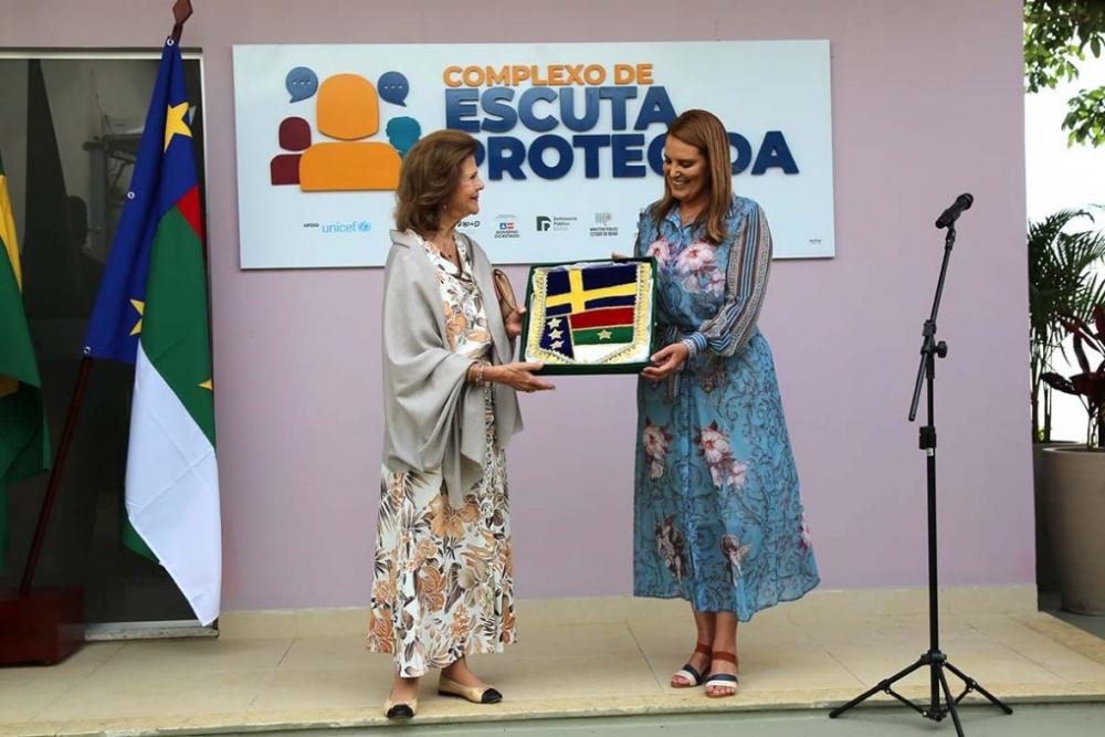 Conquista: Complexo de Escuta Protegida recebe visita histórica do casal real da Suécia