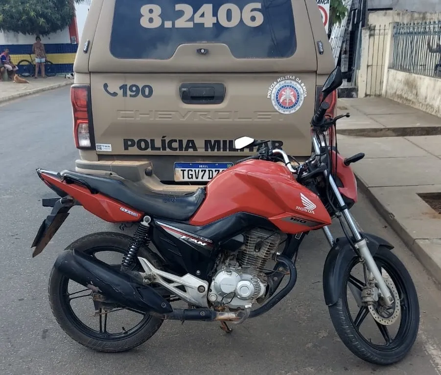 24º BPM recupera mais uma motocicleta com adulterações durante blitz em Ituaçu