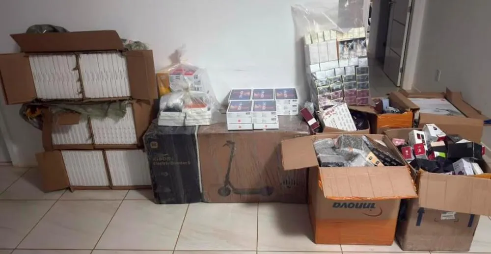 Polícia apreende mercadorias avaliadas em cerca de R$ 500 mil durante operação em Cândido Sales