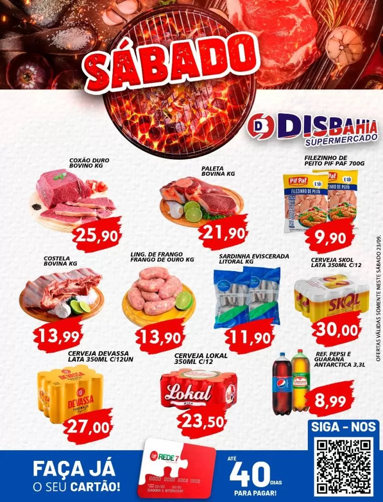 Ofertas: Sábado Filé do Disbahia Supermercado
