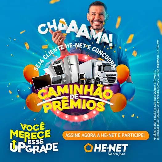 He-net: Conectando Você com a Sorte e a Melhor Internet