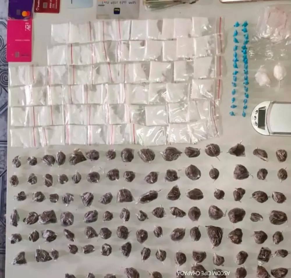 CIPE/Chapada realiza grande apreensão de entorpecentes em Barra da Estiva