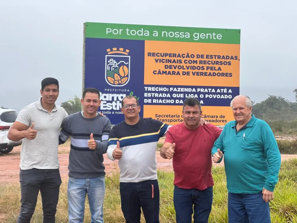 Prefeitura de Barra da Estiva anuncia recuperação de estrada na zona rural com apoio da Câmara Municipal
