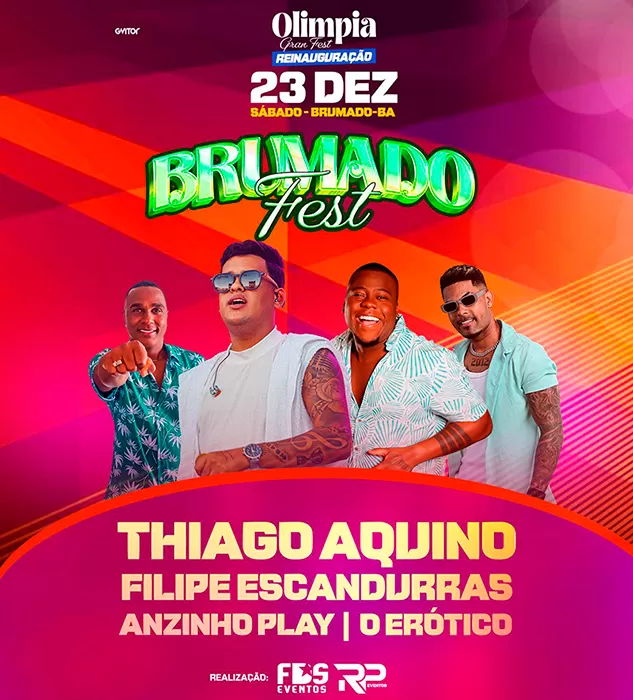 Brumado Fest: Reinauguração do Olimpia Gran Fest promete agitar a Capital do Minério