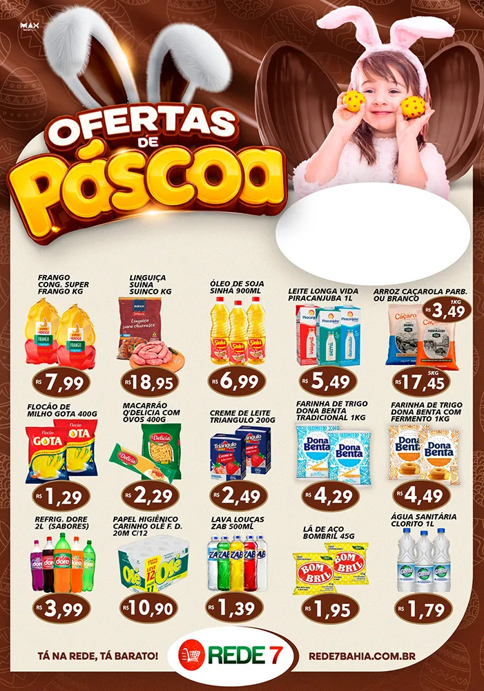 Ofertas de ‘Páscoa’ do Disbahia