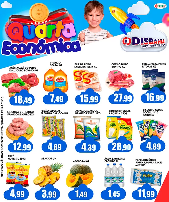 Economize na Quarta Econômica do Disbahia Supermercado!