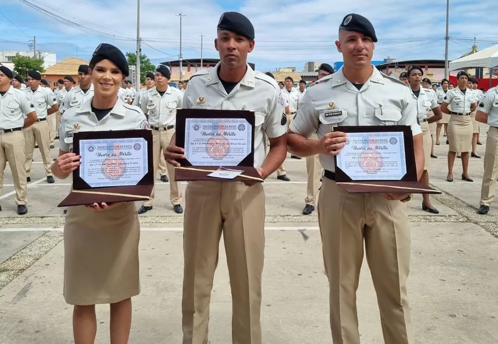 Paulo Ricardo da Silva Souza, de Brumado, se destaca como primeiro colocado em curso de formação de soldados da PM