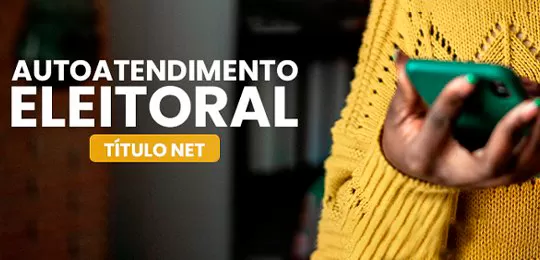 Eleitores podem realizar atendimento remoto sem sair de casa
