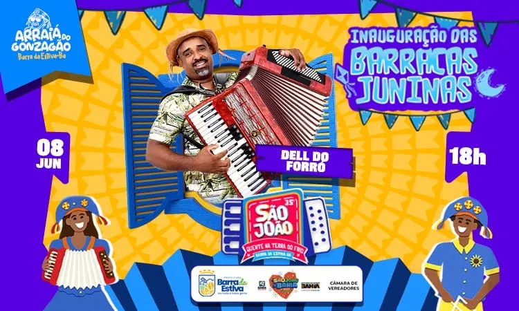 Barra da Estiva abre oficialmente os festejos juninos com a Inauguração das Barracas no Arraiá do Gonzagão
