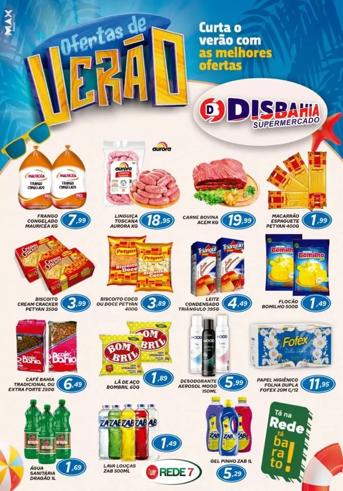 Ofertas de Verão do Disbahia Supermercado