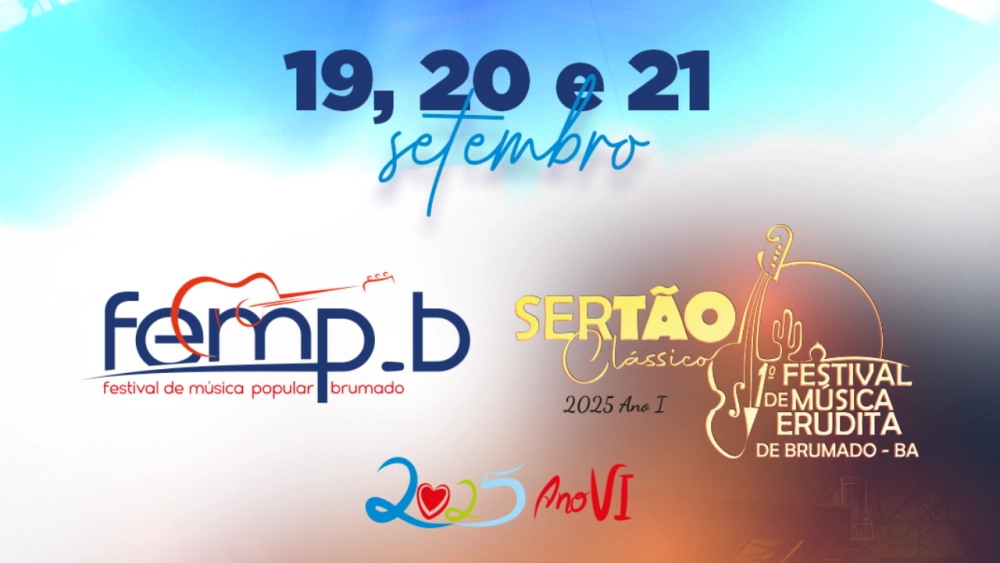 Brumado receberá dois festivais de música entre hoje (19) e domingo (21)