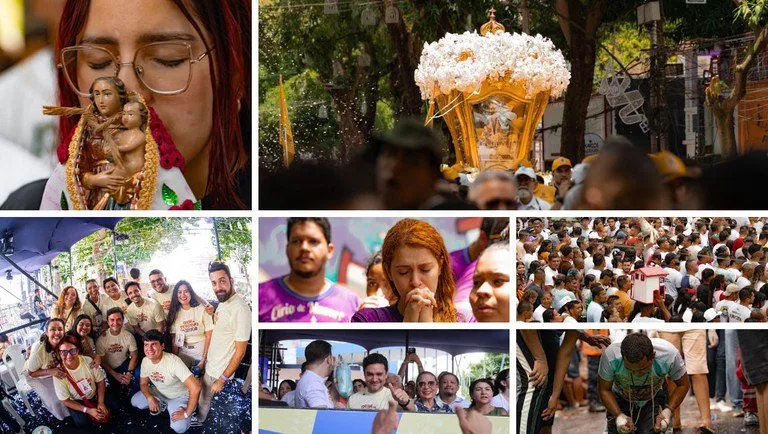 Maior procissão do mundo reúne 2,5 milhões de fiéis nas ruas de Belém