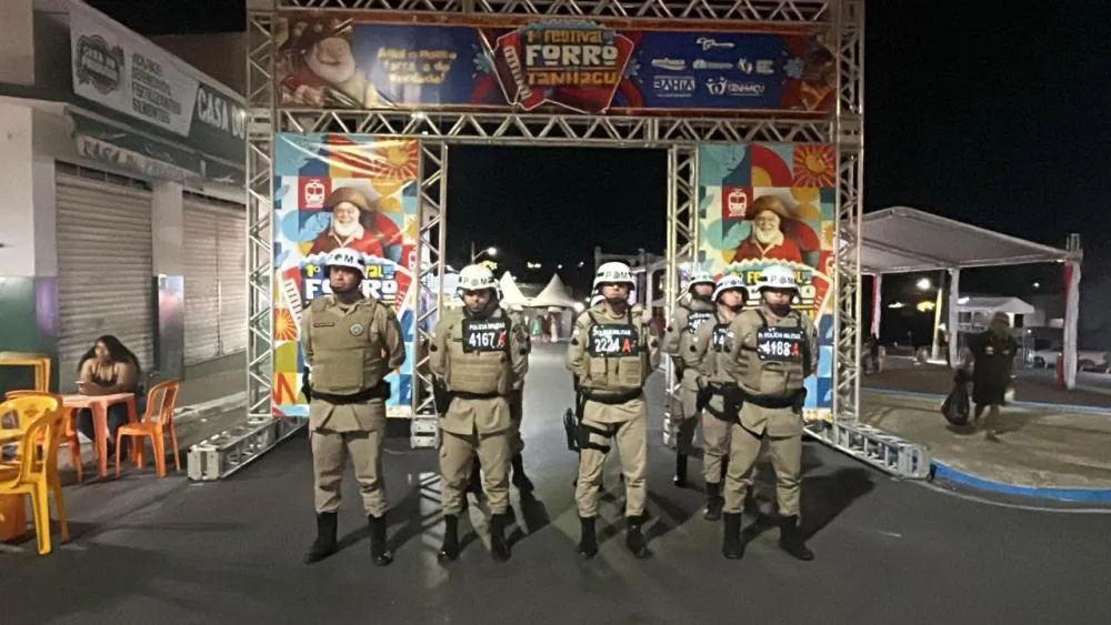 24º BPM reforça policiamento durante Festival de Forró em Tanhaçu