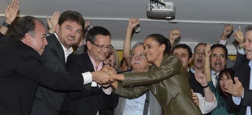 PSB oficializa chapa com Marina e Beto Albuquerque na disputa presidencial