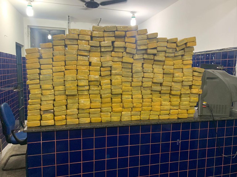 Ação conjunta resulta na apreensão de 310 kg de maconha na Bahia