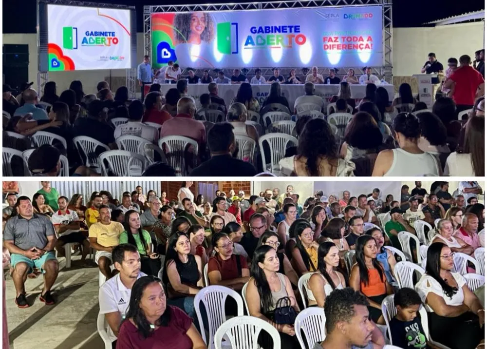 Prefeito Fabrício Abrantes anuncia UBS, pavimentação, lâmpadas de LED e projeto de creche durante o Gabinete Aberto no Esconso