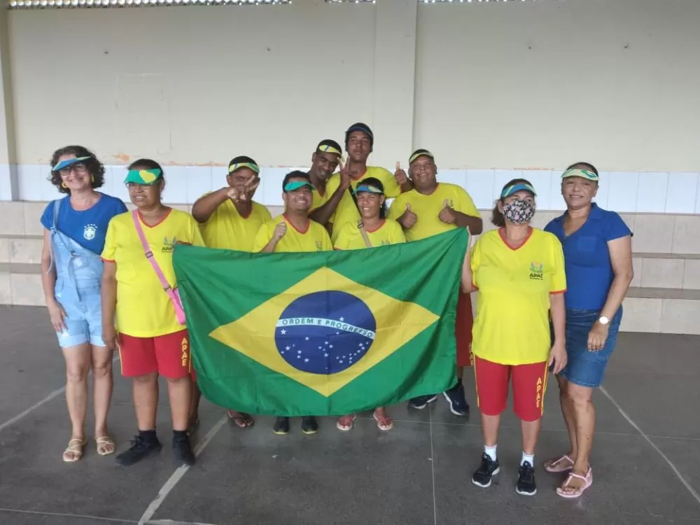 Brumado: Alunos e professores da APAE no clima da Copa do Mundo