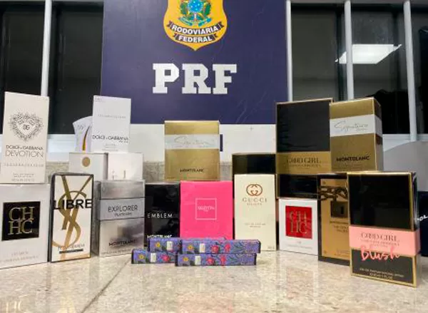 PRF apreende produtos de descaminho na BR 116