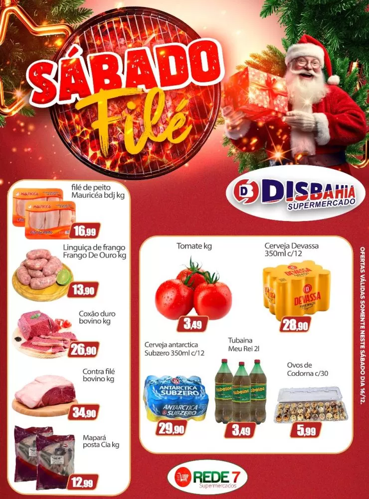 Ofertas: Sábado Filé do Disbahia Supermercado