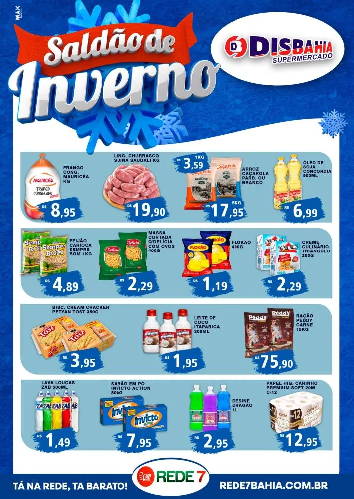 Saldão de Inverno do Disbahia Supermercado 