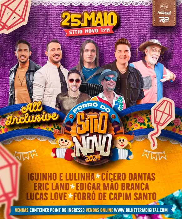 Forró do Sítio Novo acontecerá em 25 de maio em Brumado