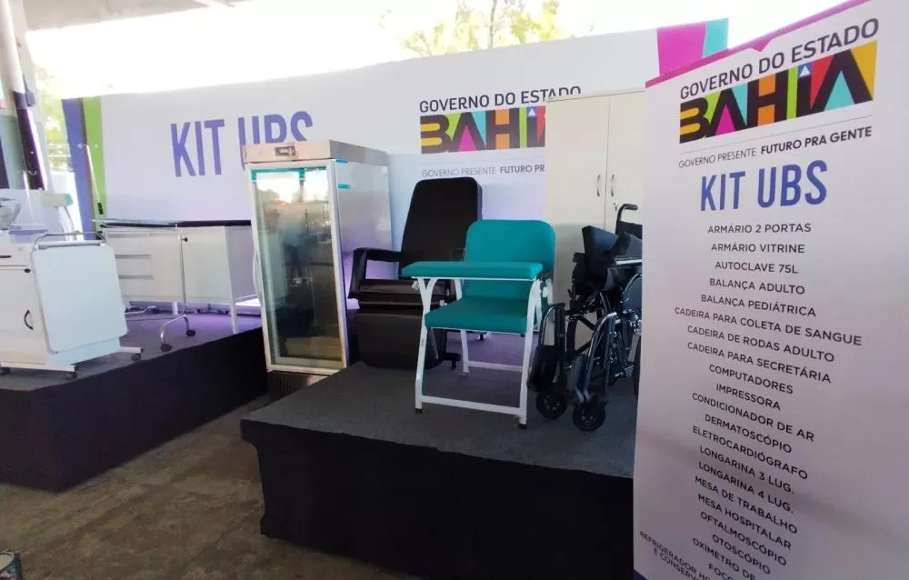 Novas ambulâncias e centenas de equipamentos reforçam estrutura dos municípios e a assistência primária em saúde na Bahia