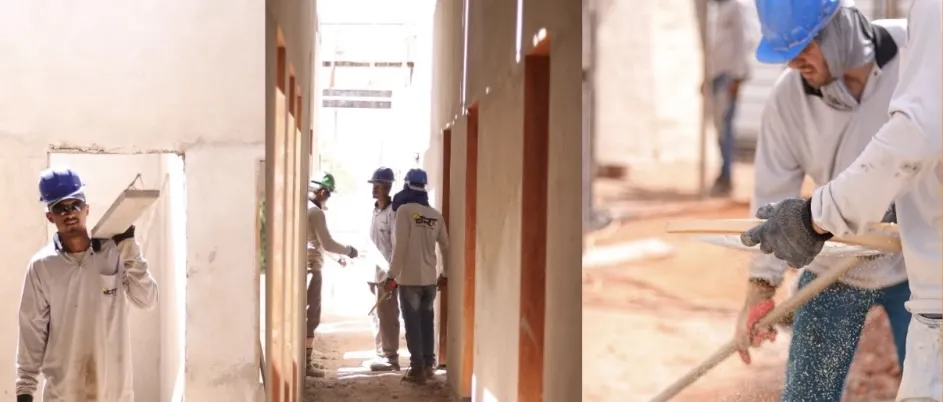 Obras da UBS do Bairro São Félix avançam e chegam a 50% de execução