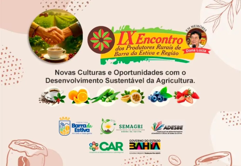 Barra da Estiva anuncia a IX edição do Encontro dos Produtores Rurais nos dias 16, 17 e 18 de abril
