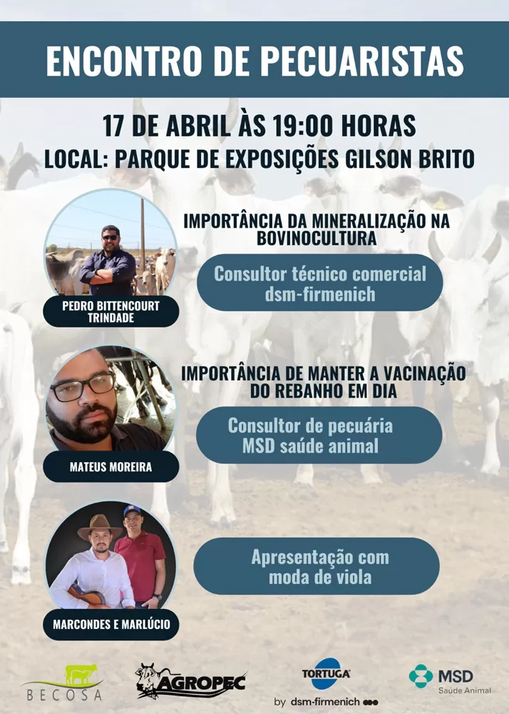 Encontro de pecuaristas acontece nesta quarta (17/04) em Brumado