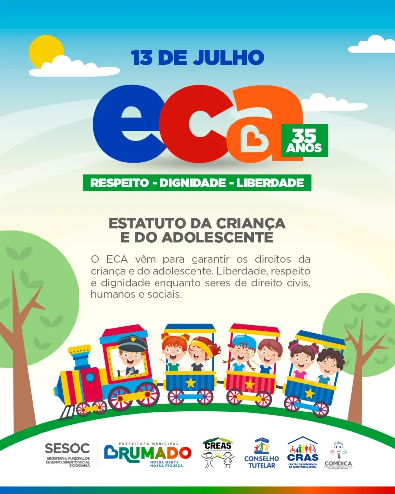 ECA completa 35 anos e Brumado reafirma compromisso com a proteção de crianças e adolescentes