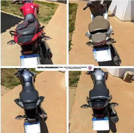 Quatro motos são recuperadas após ação rápida da CIPRV de Brumado