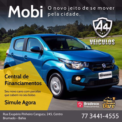 A4 Veículos: Conheça o Mobi da Fiat