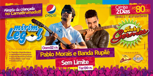 Baby Germes e Mirim Legal no CarnaBrumado 2014