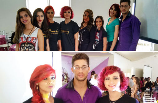 Cabeleireiro André Luiz, do Salão Estrela, participa de evento em Conquista