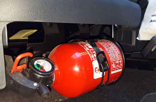 Uso facultativo de extintor em automóveis passa a valer a partir de hoje